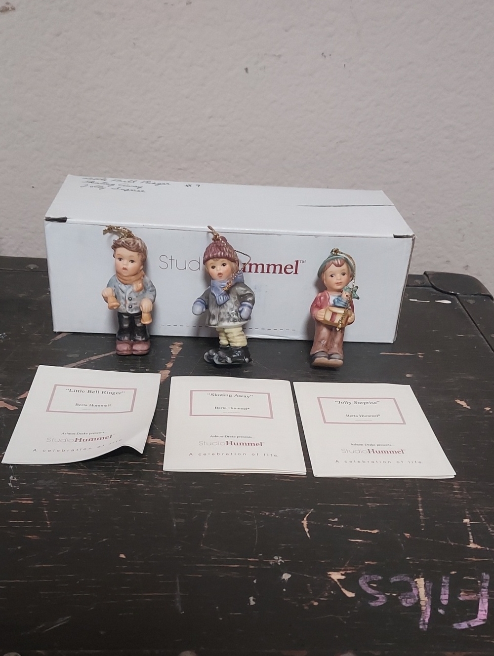 NIB Studio Hummel Ornament Set #9 – 3 Piece Vintage Collection w/ COAs